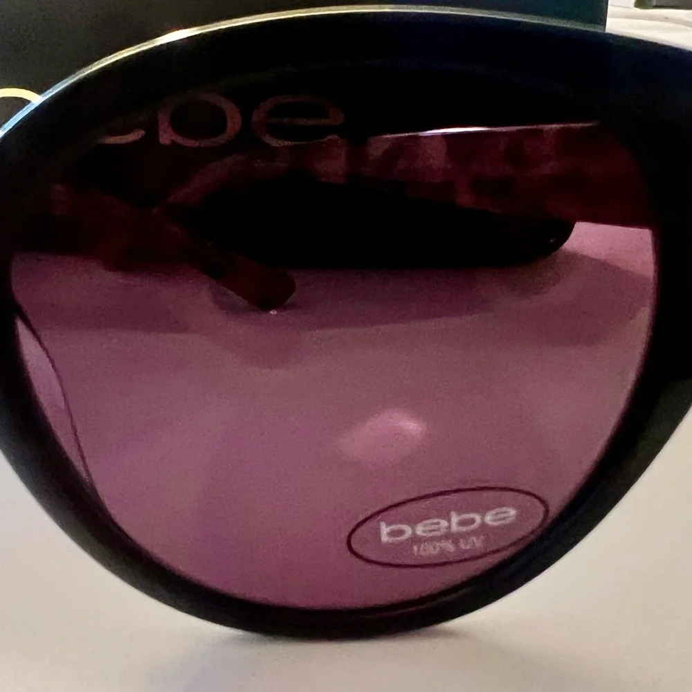BEBE BB7243-001-55 Sunglasses Frame Size 55mm 140mm 18mm JET Women